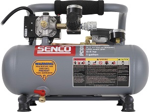 Senco PC1010 1-Gallon Matte Finish and Trim Portable Hot Dog Air Compressor